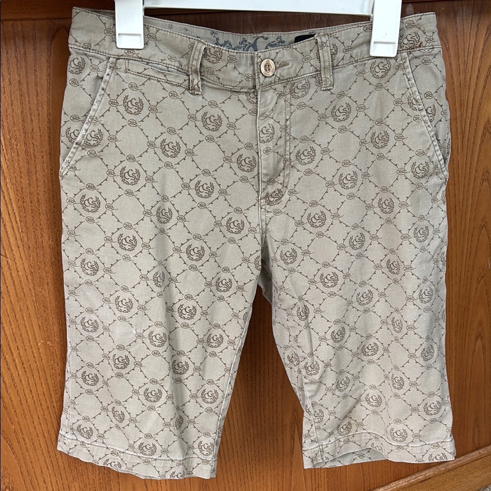 Men's RYT Beige Patterned Shorts